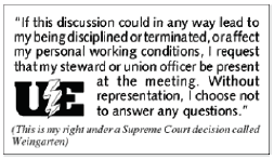 Weingarten Rights | New York State Nurses Association